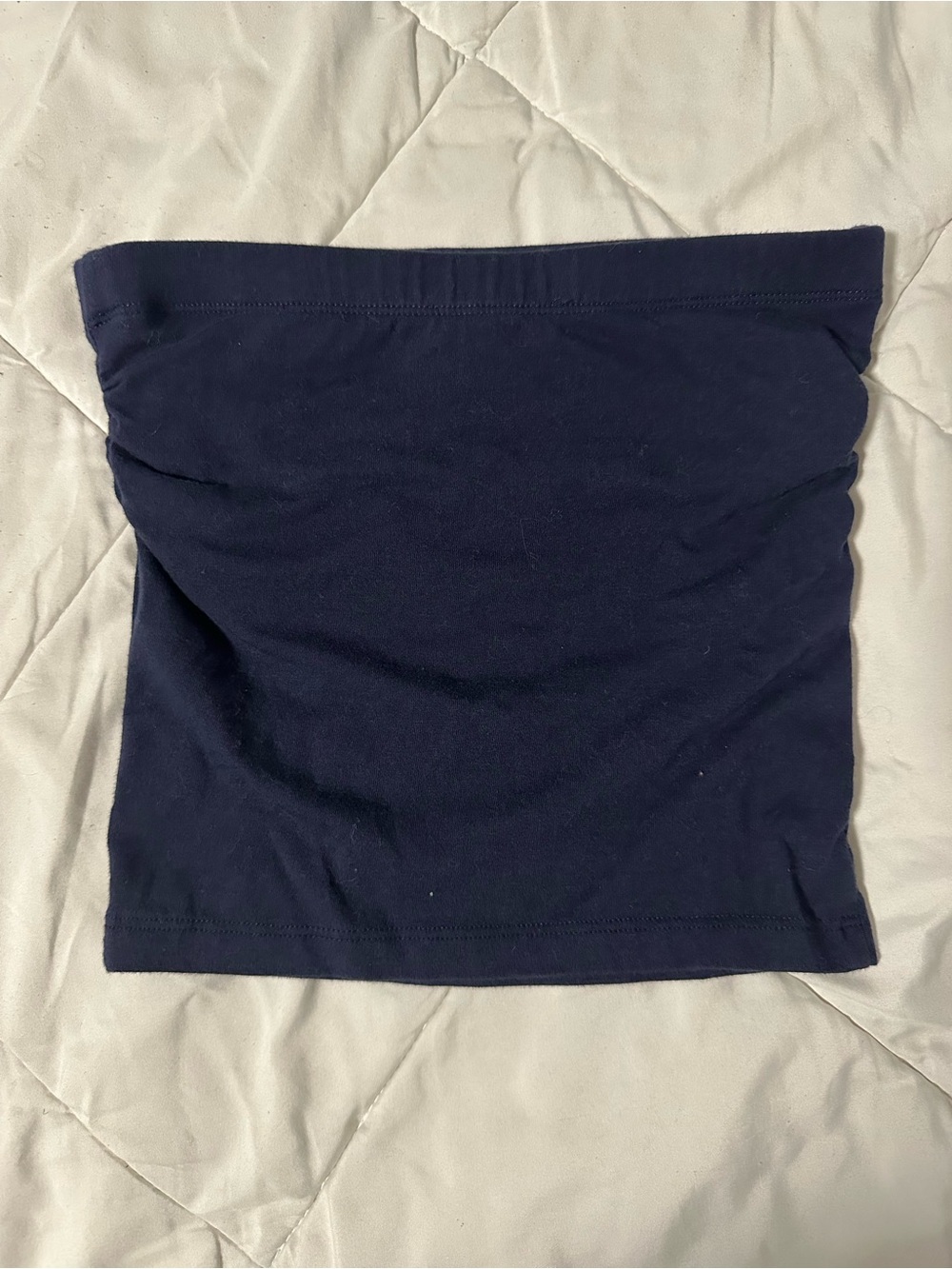 Zenana Outfitters Navy Strapless Tube Top